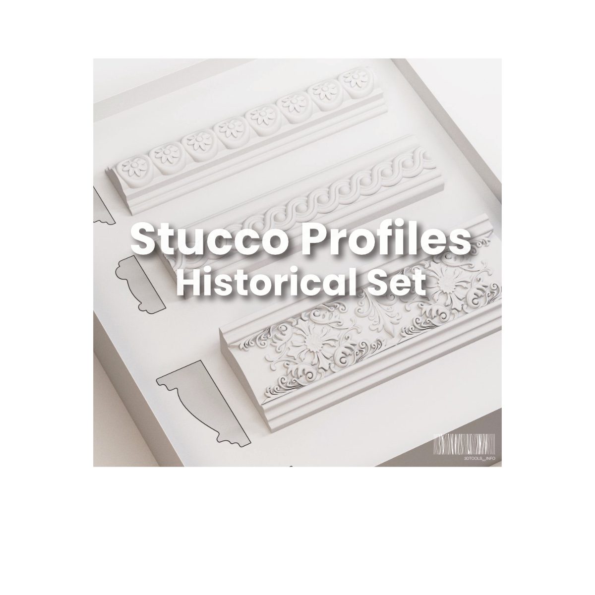 Historical Stucco Profiles Set