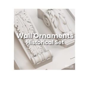 Historical Wall Ornaments Set
