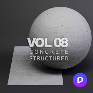 Concrete vol08 Structured (D5 Render)