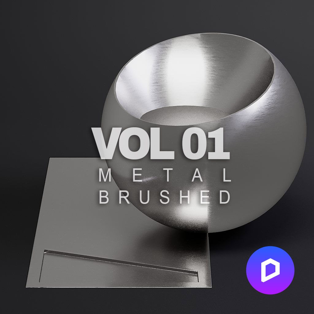 Metal vol01 Brushed (D5 Render)