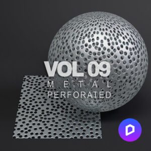 Metal vol09 Perforated (D5 Render)