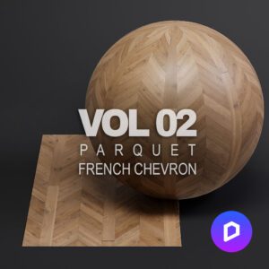 Parquet vol02 French Chevron (D5 Render)